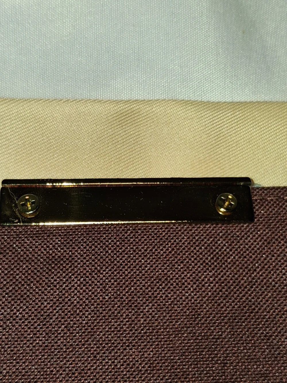 Louis Vuitton Brown Monogram Pochette Bag with Gold Chain